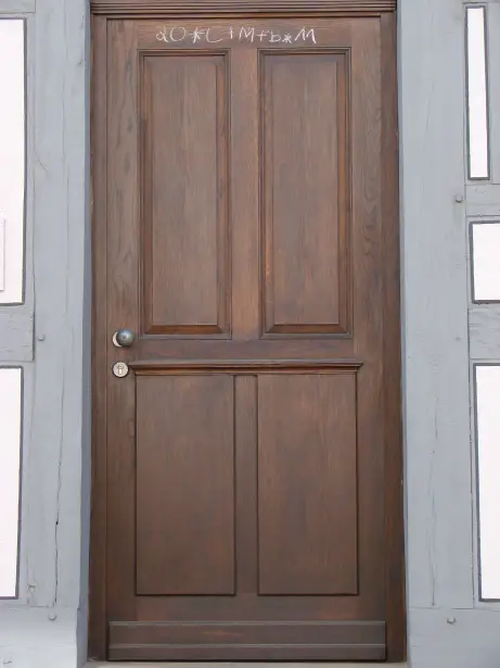 How To Make A Metal Door Look Like Wood